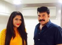 Neha Saxena with Mammootty