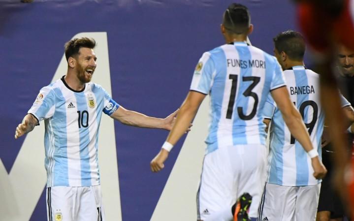 Lionel Messi is named in the 26-man Argentina squad by coach Edgardo Bauza for the World Cup qualifier against Brazil argentina copa