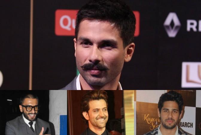 Shahid Kapoor, Ranveer Singh, Hrithik Roshan and Sidharth Malhotra
