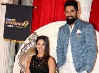 Is "Splitsvilla 9" fixed? Pictured: "Splitsvilla 9" co-hosts Sunny Leone and Rannvijay Singh at the launch of "Splitsvilla 9" in Mumbai