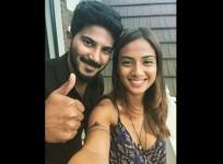 Dulquer Salmaan with Paloma Monnappa