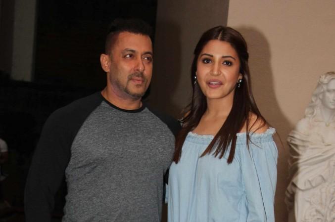 Pictured: Salman Khan, Anushka Sharma Pictured: Salman Khan, Anushka Sharma promoting