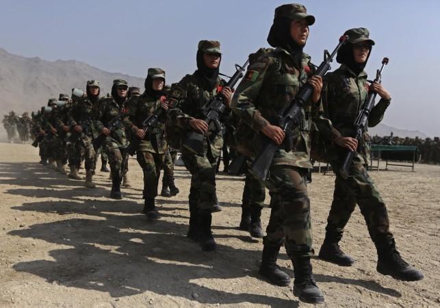 Women Afghan soldiers