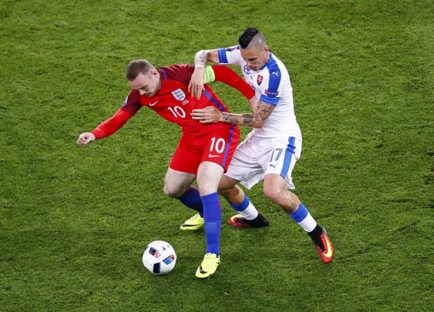 Wayne Rooney Marek Hamsik England Slovakia