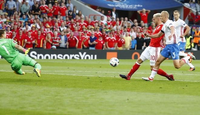 Aaron Ramsey Wales Russia