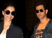 Deepika Padukone and Hrithik Roshan
