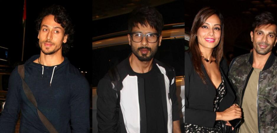 Tiger Shroff, Shahid Kapoor, Bipasha Basu and Karan Singh Grover