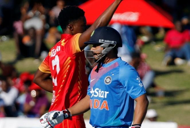 Kedar Jadhav India Zimbabwe