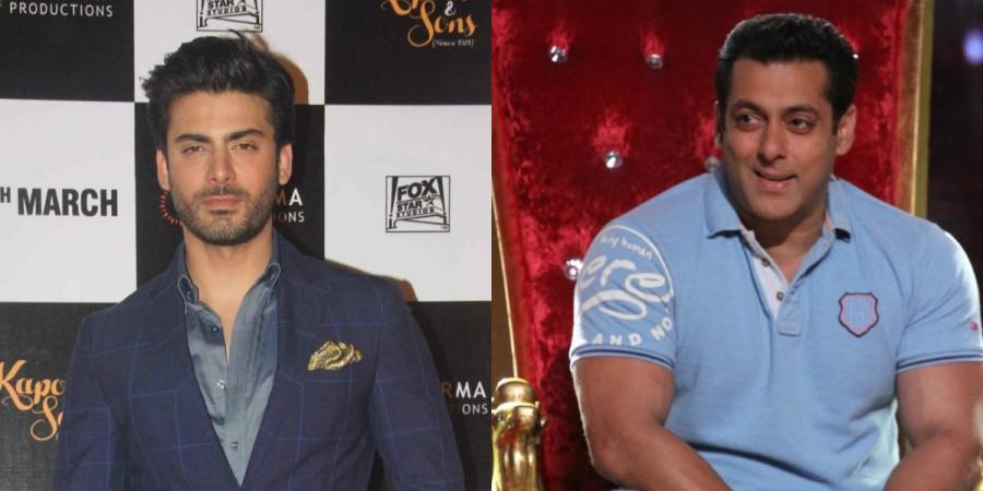 Fawad Khan and Salman Khan