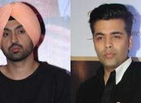 Diljit Dosanjh and Karan Johar