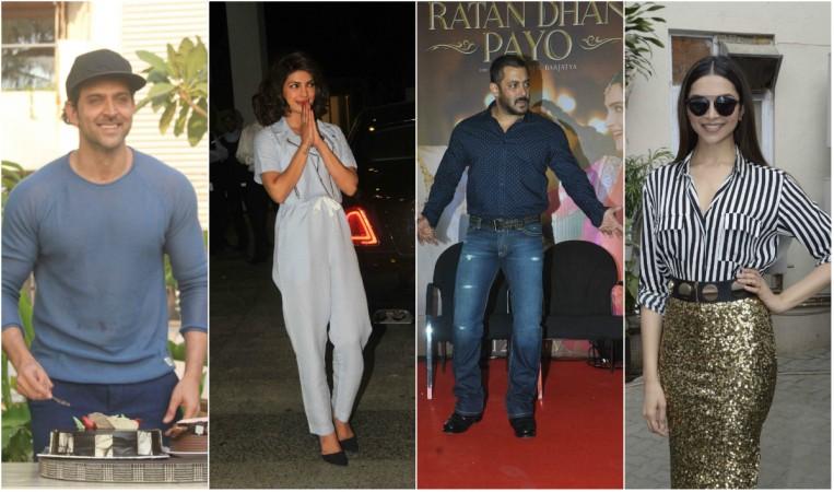 Hrithik Roshan, Priyanka Chopra, Salman Khan, Deepika Padukone