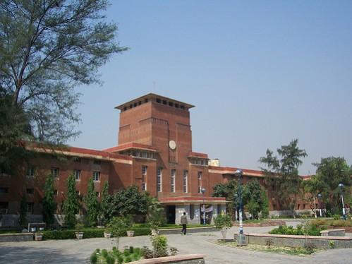 A view of the Arts Faculty in North Campus, Delhi University delhi university