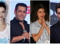 Deepika Padukone, Salman Khan, Priyanka Chopra, Hrithik Roshan