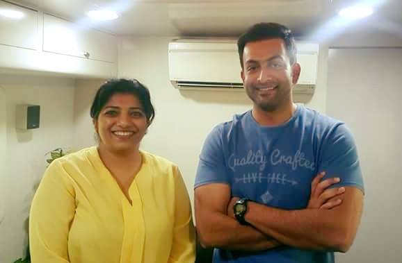 Roshni Dinaker and Prithviraj Sukumaran