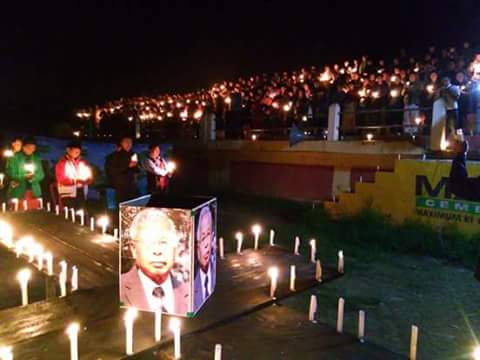 Condolence service for Isak Chishi Swu