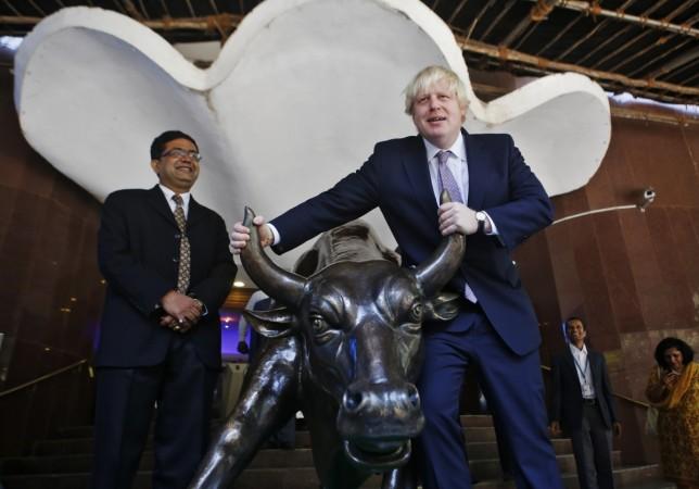 bse bombay stock exchange rally sensex conservative party britain brexit Boris Johnson eu referendum