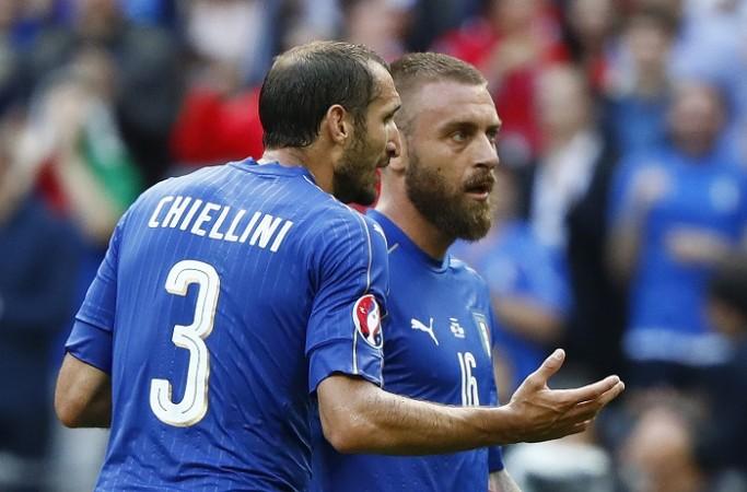 Giorgio Chiellini Daniele De Rossi Italy
