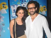 Kareena Kapoor Khan and Saif Ali Khan are expecting their first child in December. Pictured: Kareena Kapoor Khan and Saif Ali Khan at