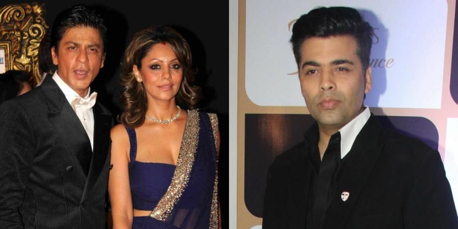 Shah Rukh, Gauri Khan and Karan Johar