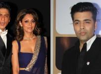 Shah Rukh, Gauri Khan and Karan Johar