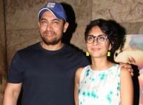 Aamir Khan with wife Kiran Rao
