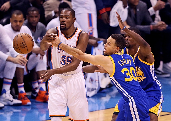 Kevin Durant, Klay Thompson to face Stephen Curry in All-Star Game