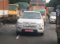 Mahindra SsangYong Tivoli compact SUV spied testing in India