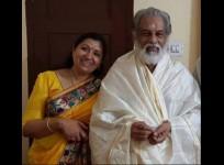 Yesudas with his wife Prabha