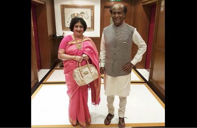 Latha Rajinikanth and Rajinikanth Latha Rajinikanth and Rajinikanth