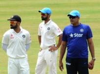 Kohli Rahane Kumble India