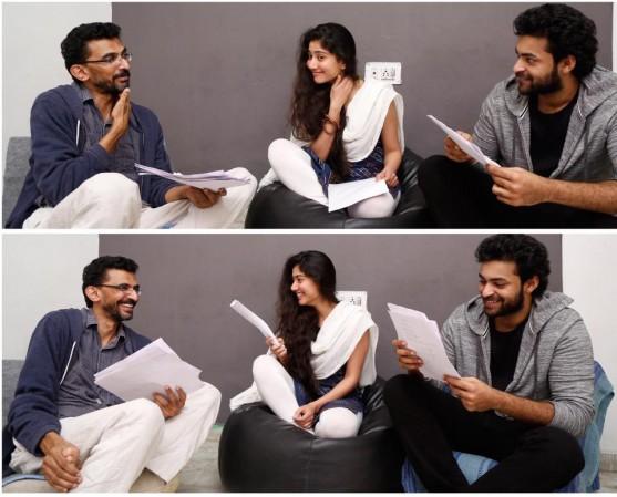 Sai Pallavi with Sekhar Kammula and Varun Tej Sai Pallavi with Sekhar Kammula and Varun Tej