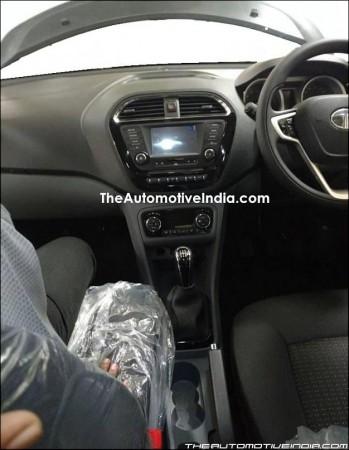 Tata Kite 5 compact sedan interiors revealed in new spy shots