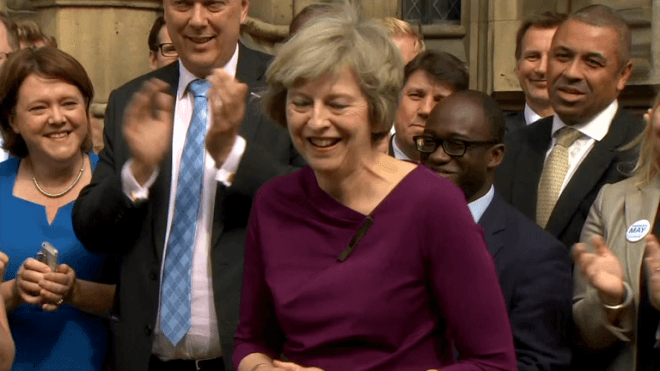 Theresa May: Party will come together under my leadership