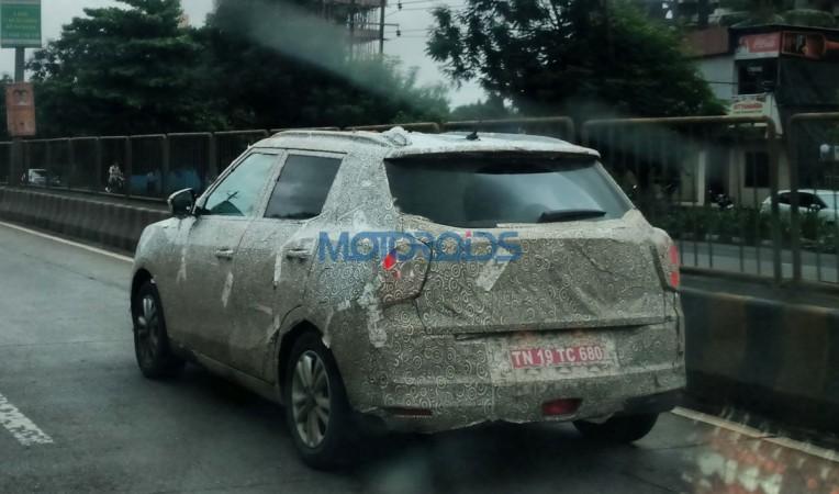 Mahindra SsangYong Tivoli compact SUV returns in fresh spy shots