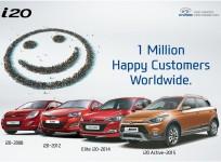 Hyundai i20 models surpasse 1 million unit sales