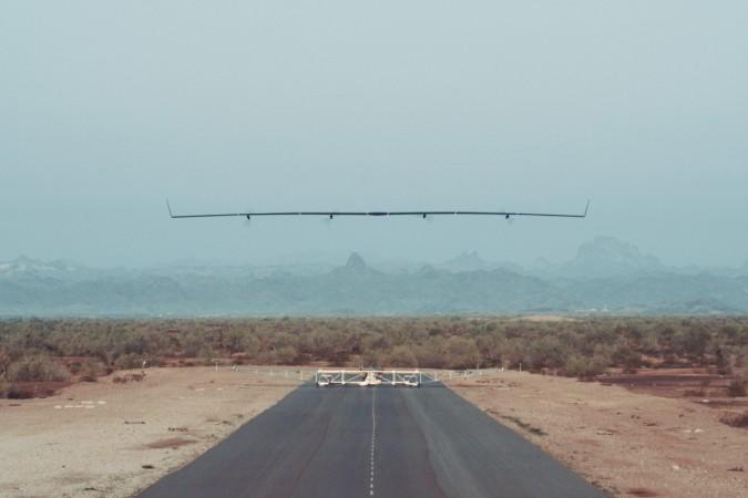 Aquila moments after takeoff