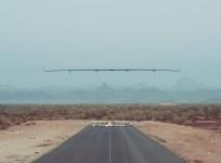 Aquila moments after takeoff