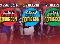 Schedule for Comic-Con India in all the four cities this year