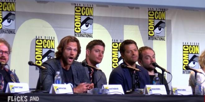 Jared Padalecki realises that a fan is about to pop the question to his girlfriend