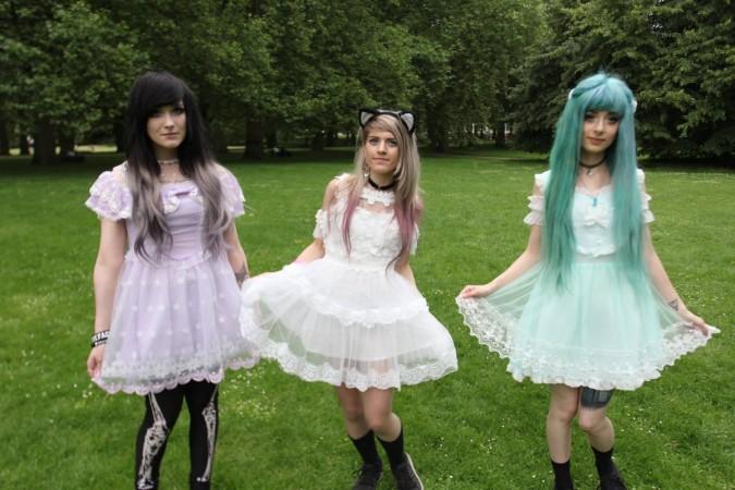 Marina Joyce during the shoot for her most recent video