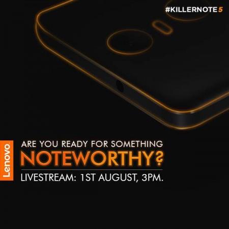 Lenovo K5 Note launch live streaming in India: Where to watch the event live?