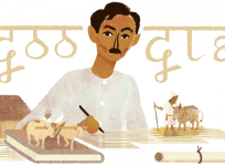 Google doodle dedicated to Munshi Premchand