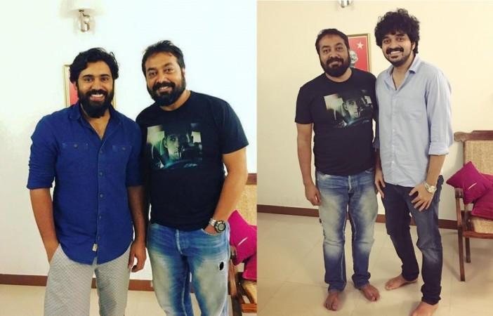 Anurag Kashyap with Nivin Pauly and Farhaan Fassil
