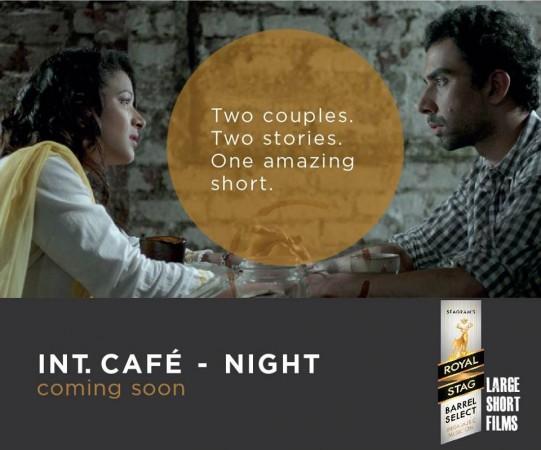 Naveen Kasturia and Shweta Basu Prasad in "Int. Café – Night."