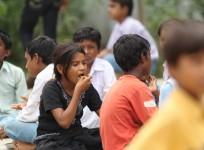 Children eating