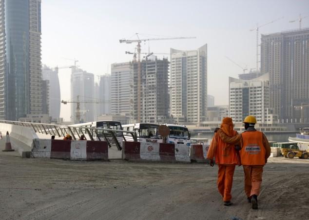 Migrant workers in Dubai