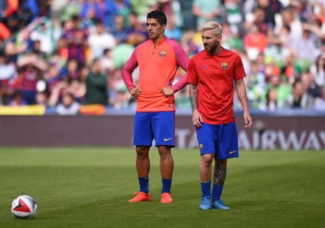 Suarez, Messi