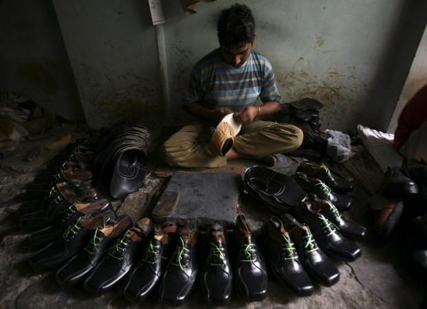 Leather shoes