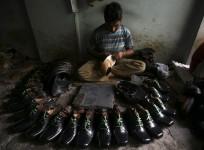 Leather shoes