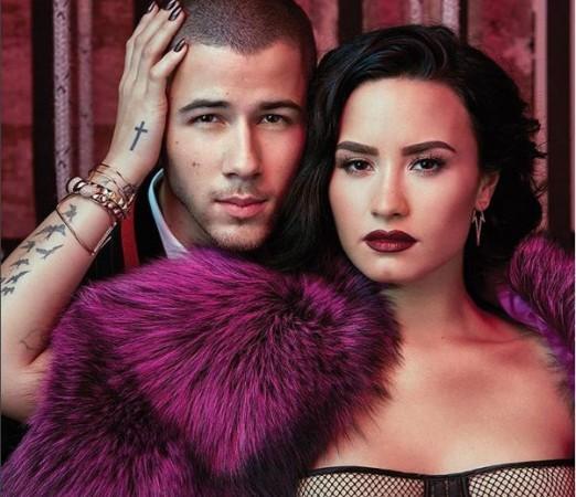 Demi Lovato and Nick Jonas